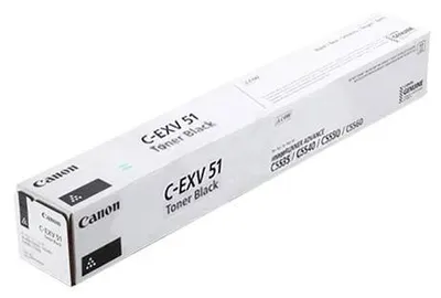 Тонер CANON C-EXV51 BK чёрный,  69 000 страниц