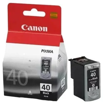 Картридж CANON PG-40 (PIXMA iP2200/1600/PIXMA iP1200/iP1300/IP1600/iP1700/iP1800/1900/IP2200/iP2500/MP150/MP160/MP170/MP180/MP210/MP220/MP450/MP460/MX300/MX310) 16мл черн
