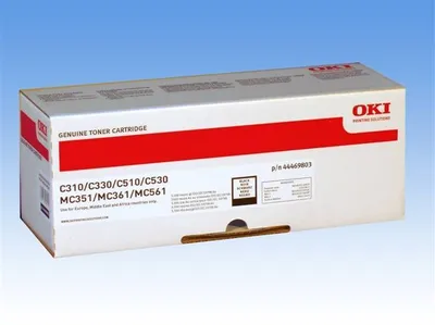 Тонер-картридж OKI C310/C330/C510/C530/MC351/MC361/MC561, 3.5k черный, арт. 44469803 / 44469809
