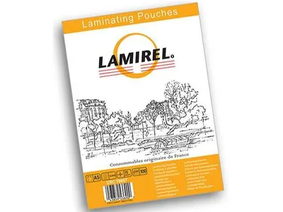 Пленка для ламинирования Fellowes 75мкм A5 (100шт) глянцевая  Lamirel (LA-78657)