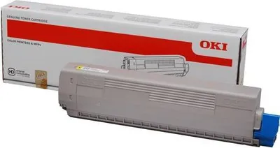 Картридж лазерный Oki 44844505, желтый, 10000 стр.