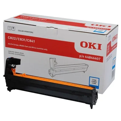 Фотобарабан OKI 44844407, для C831/841/822, голубой, 30000 стр