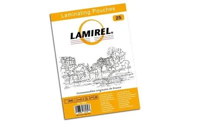 Пленка для ламинирования Fellowes 75мкм A4 (25шт) глянцевая216x303мм Lamirel (LA-78800)