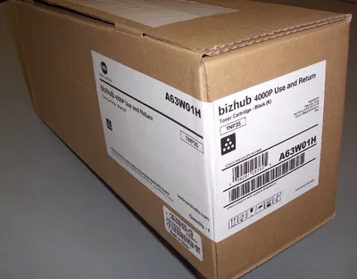 Картридж лазерный Konica Minolta TNP-35/A63W01H, черный, 20000 страниц, оригинальный