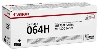 Картридж Canon 4938C001, CRG 064 H BK, черный, 13400 стр.