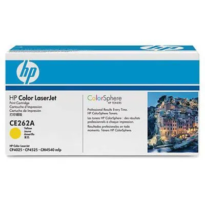 (Спец.цена) Оригинальный картридж HP CE262A (11100 СТР., ЖЁЛТЫЙ) ДЛЯ HP COLOR LASERJET CP4020 / CP4025N / CP4525DN / CP4520 / CP4525N / CP4525DN / CP4525XH