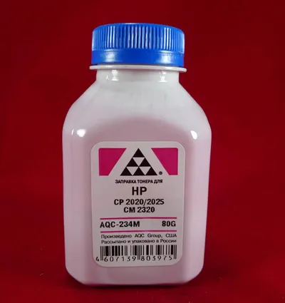 Тонер для картриджей CC533A/CE413A Magenta (фл. 80г) AQC-США фас.Россия