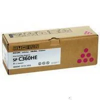 Картридж Ricoh 408186 (SP C360HE), малиновый, 6000 стр.