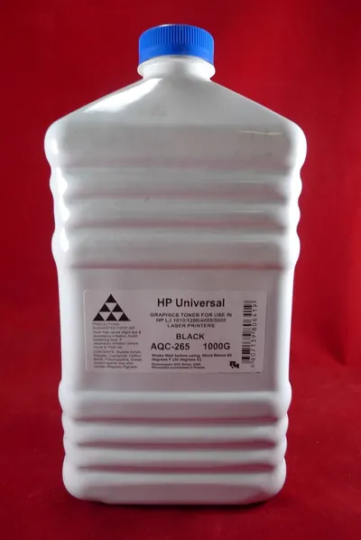Тонер для картриджей Universal Q2612A/X,C7115A/X,Q5949A/X,Q7553A/X,CE505A/X,CF280A/X (кан. 1кг) AQC-США фас.Россия