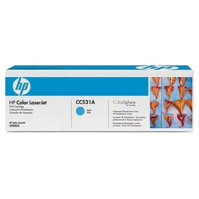 (Спец.цена) Оригинальный лазерный картридж HP 304A CC531A, голубой, 2800 страниц