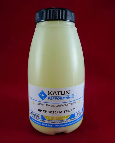 Тонер Katun KT-808Y, желтый, 25г