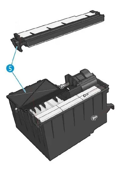 T8W15-67018 Сервисный набор HP DesignJet T1700/Z6/Z9/Z2600/Z5600  (T8W15-67018)  Left  Spittoon  Service Kit