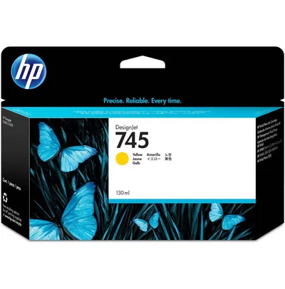 Картридж HP 745 Yellow для DesignJet Z2600 PS/Z5600 PS (130 мл) ( F9J96A )