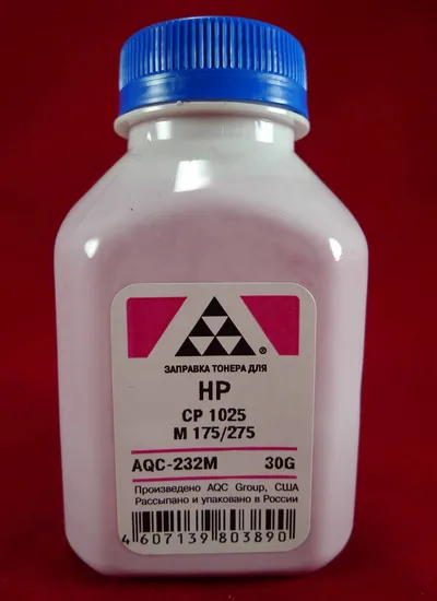 Тонер для картриджей CE313A Magenta (фл. 30г) AQC-США фас.Россия