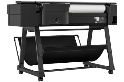 Широкоформатный принтер HP DesignJet T850 MFP (p/s/c, 36",4color,2400x1200dpi,2Gb,25sppA1, 90 A1 p/hr, max roll d 100mm, GigEth/Wi-Fi,stand,media bin,rollfeed,sheetfeed,tray50 (A3/A4),autocutter,black, repl. F9A30D)