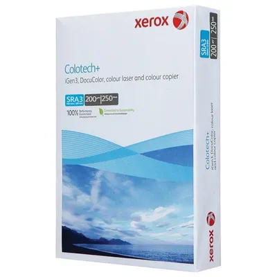 Бумага Бумага XEROX Colotech Plus Blue, 350г, SR A3, 125 листов (кратно 4 шт) см.180084987