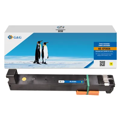 Картридж MPS Cartridge G&G 827A для HP CLJ flow M880 с чипом 32 000 стр. желтый аналог CF302A гарантия 36 мес.