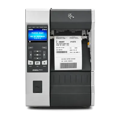 Принтер этикеток Zebra - ZT610, 203 dpi, термотрансферная печать, Barcodes 1D/2D/PDF417, ROM 1 024MB, RAM 2 048MB, длина этикетки 6-991мм, ширина носителя 20-114мм, скорость печати 356мм/с, USB Host, USB, RS-232, RJ-45, Bluetooth, цвет серый, ZT61042-T2E0200Z