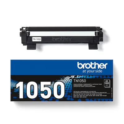 Картридж Brother TN1050, черный, 1000 стр.