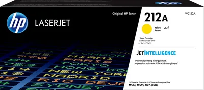 Тонер-картридж HP W2122A, для Color LJ Enterprise M555, желтый, 4500 стр.