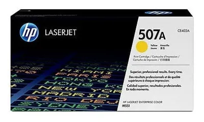 Картридж HP CE402A (507A), желтый, для LaserJet Enterprise 500 M551, 6000 стр.
