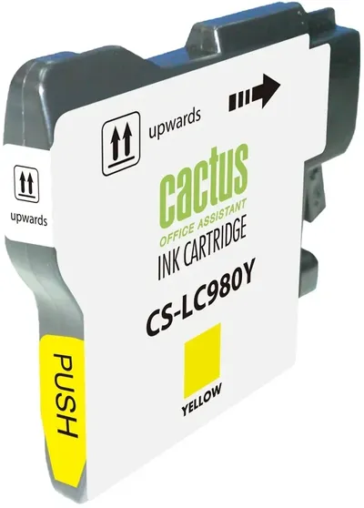 Cactus LC-980Y Картридж струйный Cactus CS-LC980Y желтый для Brother DCP-145C/165C MFC-250C/290C (16ml)