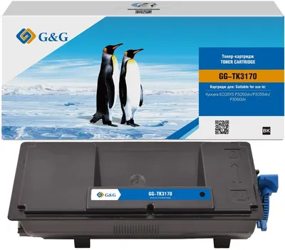 Картридж лазерный G&G GG-TK3170, для Kyocera ECOSYS P3050dn/P3055dn/P3060dn, черный, 15500 стр.