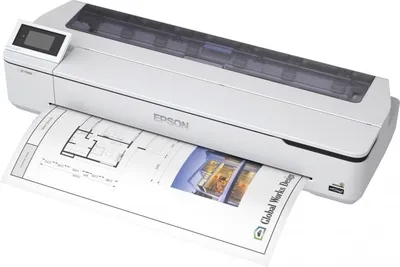 Плоттер Epson SureColor SC-T5100N C11CF12302A0, A0, струйный, 1200×2400 dpi