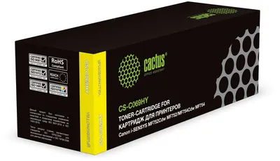 Картридж лазерный Cactus CS-C069HY, желтый, 5500 стр., для Canon MF752Cdw