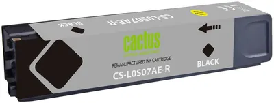 Картридж струйный Cactus CS-L0S07AE-R, черный, 10000стр., 240мл, для HP PageWide Pro