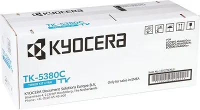 Тонер-картридж Kyocera 1T02Z0CNL0, TK-5380C, голубой, 10000 стр.