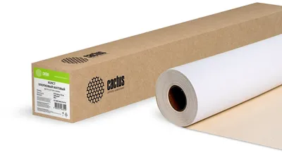 Холст Cactus CS-MC340-91415, 36" (914мм), 15м, 340г/м², белый