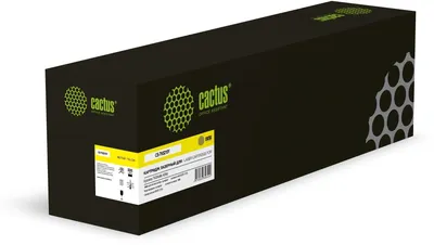 Тонер-картридж CACTUS - TK5215Y, Лазерный, Желтый, 15000стр, аналог Kyocera TK5215Y, с чипом, CS-TK5215Y