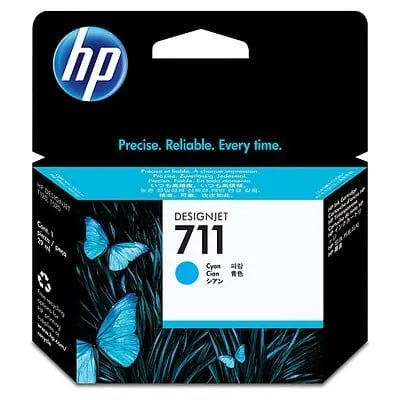 Картридж Cartridge HP 711 для DJ T120/T125/T130/T520/T525/T530, тройная упаковка CZ130A, голубой (3*29мл)