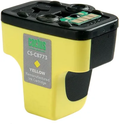 Картридж струйный Cactus CS-C8773, №177 желтый, 11.4 мл