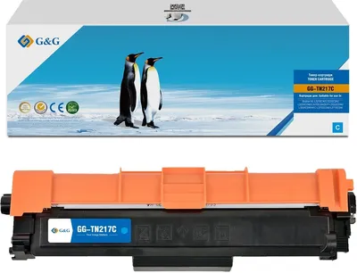 Картридж G&G GG-TN217C, голубой, для Brother HL-L3210CW/L3230CDN