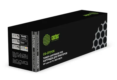 Cactus CF210X Тонер Картридж Cactus CS-CF210X черный для HP LaserJet Pro 200 M251/M276 (2400стр.)