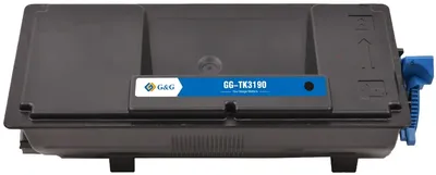 Тонер-картридж G&G - TK-3190, Лазерный, Черный, 25000стр, аналог Kyocera TK-3190, GG-TK3190