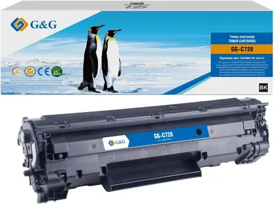 Картридж G&G GG-C728, черный, 2100 стр., для Canon