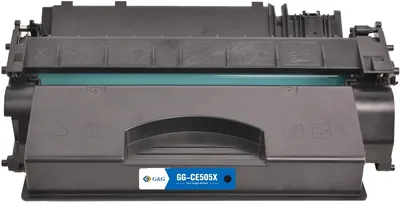 Картридж лазерный G&G GG-CE505X CE505X черный (6500стр.) для HP LaserJet P2055d/P2055dn/P2055x, LaserJet Pro 400 M401/M401a/M401n/M401d/M401dn/M401dne/M401dw/MFP M425/MFP M425dn/MFP M425dw с чипом Canon i-SENSYS LBP6300dn/6310dn/6650dn/6670dn/6680x/MF5840dn/MF5880dn/MF5940dn/MF5980dw,LBP6300/6300dn/6600/6650/6650dn