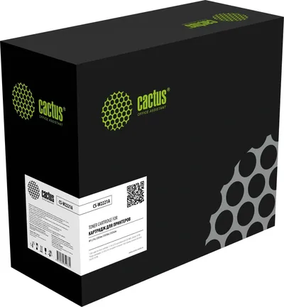 Картридж лазерный Cactus CS-W2221A, голубой, 222A, 1200стр.