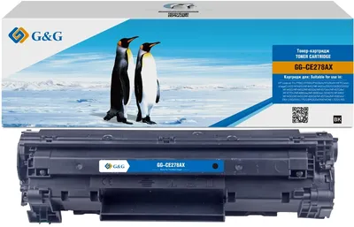 Картридж лазерный G&G GG-CE278AX черный (3000 стр.) для HP LJ Pro P1560/P1566/P1606dn/M1536dnf MFP