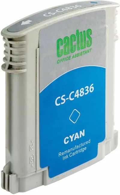 Картридж струйный Cactus CS-C4836, №11 cyan, 29 мл, для HP