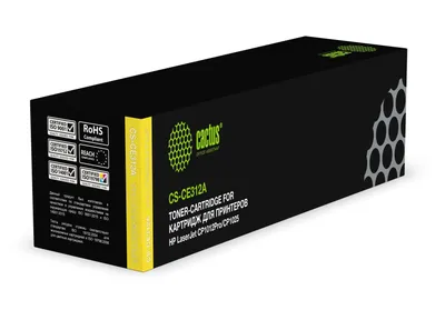 <111852> Картридж лазерный Cactus CS-CE312A для HP LJ CP1012Pro/ CP1025 желтый (1000стр.) [CS-CE312A]