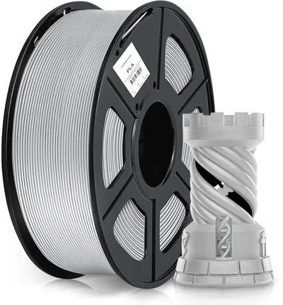 Пластик для 3D-печати Cactus CS-3D-PLA-1KG-SILVER, PLA, 1.75мм, 1кг
