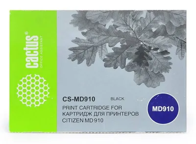 Картридж матричный Cactus CS-MD910, для Citizen IR910/IDP-3110/DP-3111/DM910, чёрный