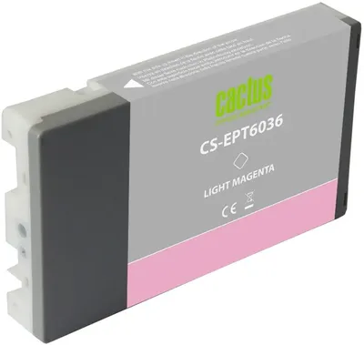Картридж Cactus CS-EPT6036, светло-пурпурный, 220мл, для Epson PRO 7880/9880