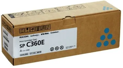 Картридж лазерный Ricoh 408189, голубой, 1500 стр.