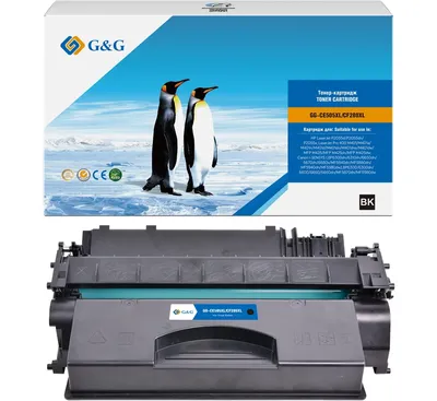 Картридж G&G GG-CE505XL/CF280XL, черный, 13000 стр., для HP