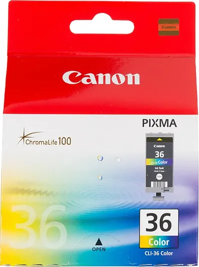 К-ж CANON CLI-36 к PIXMA mini260 Multicolor, арт. 1511B001 , оригинал, дата про-ва февр. 2025г.